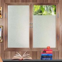 Lámina Para Ventanas Que Proporciona Privacidad – 40 X 200 Cm – Opaca Y Esmerilada, Resistente A Los Rayos Uv, Fijación Electrostática
