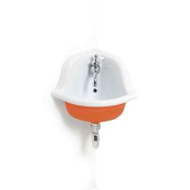 Bleu Provence - True Colors – Retro-waschbecken – Waschbecken – Orange – 42 X 42 X 40 Cm