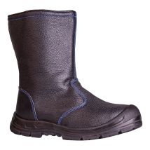 Hase Winter-sicherheitsschlupfstiefel S3 Grönland Mit Reißverschluss Größe 39, Schwarz