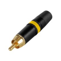Rean - Neutrik - Conector (rca) - Contactos Dorados - Anillo Amarillo