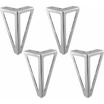 4pcs Replacement Metal Furniture Legs 15cm Black Diy Table Legs Cabinet Feet Chair Beds Wardrobe Sofas Others