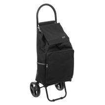 FIVE Einkaufstrolley auf Rollen – Ergonomischer Griff – Großes Fach mit Abzieher – Leichter Rahmen – 34cm x 30cm x 95cm