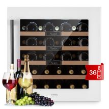 Klarstein Built-in Wine Cooler Drinks Fridge, 92l Single Zone Wine Fridges, Wine Prosecco And Beer Bottles, Touch Pad, Indoor/outdoor Bar Fridge And 