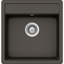 Granitspüle Victory S490.40 - Grau, Ab 50er Unterschrank, 490 X 510 Mm Inkl. Drehexcentergarnitur
