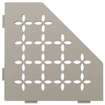 Schluter - Schlüter Ses2d5tssg-e-s2 Ablage Floral 75x195x195x75mm Steingrau