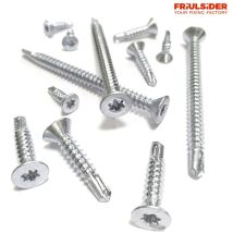 Vite Autoforante Testa Svasata Piana Torx Zincata Diametro 3.5 Mm - Lunghezza 25 Mm