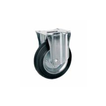 Roulette en caoutchouc – Disque en acier – Charge maximale 107 kg – Roue pour matériel d'atelier – TELLURE