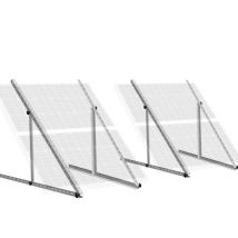 Eco-worthy - 45' (114cm) Solarpanel-neigungshalterungen Mit Einstellbarem Winkel Für Boot, Wohnmobil, Dach, Off-grid-system (45-zoll-lange)2 Stück
