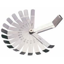 Sata St09402sj Set Of Lehren Of Dicke Of 16 Stück (0.05-1.00 Mm) Mit Körper Of Polierter Stahl Für Stärke Und Haltbarkeit
