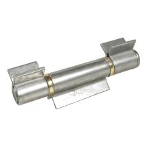 Anschweißband Offen 3-teilig V-lappen Stahl Blank Stift 20 Mm Mit Messinring