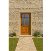 Porta D'Ingresso In Legno 'alena' 215x90 A Battente Diritto Venduta Con Maniglia E Serratura