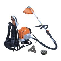 Desbrozadora De Mochila Green Line Gl 53-zn Con Motor 2t 51.6 Cc Diámetro Eje 26 Mm