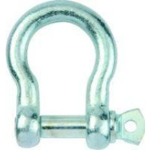 Posamo - Schäkel Geschweift Galzn 12,0mm-1/2'