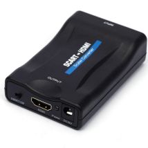 Convertitore Da Scart A Hdmi Adattatore Video Audio Stereo Tv 1080p Full Hd