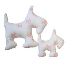 Kissen 2 Er Set Baumwolle Rosa 30x30/50x50cm