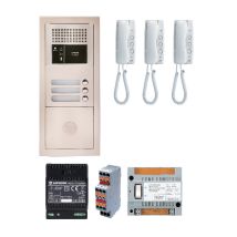 Pacchetto Audio Gtba3e 3 Bp Con 3 Stazioni Gt1d Programmate Da Aiphone