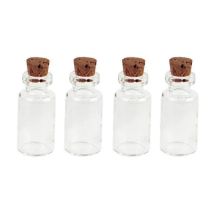 Frascos De Vidrio Graine-creative Tapones Corcho 2,4 Cm Lote 4