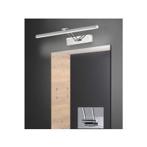 Led Badezimmer Wandleuchte Baabe Silber Chrom Schwenkbar, Breite 60cm