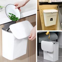 Contenitore Per Compost Da Cucina Sigillato Con Coperchio Per Rifiuti Alimentari, Piccolo Cestino Da Cucina Con Coperchio, Contenitore Sospeso Per 