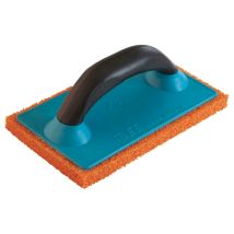 Frattone Gomma Spugna Arancio Mm. 215x135 Sp. 20 Mm Grana Grande