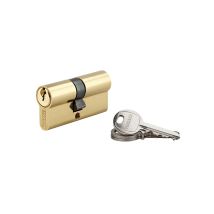 Cilindro Europeo Sa 30 X 35 Mm Finitura Ottone, 3 Chiavi Con Vite Di 50 Mm – Thirard