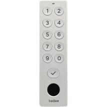 Tedee Keypad Pro Zahlentastatur Inklusive Fingerprint Zutrittskontrolle, 125x33x23,5mm, Weiß