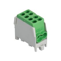 BIS-ELECTRIC Abzweigklemme 1-polig DIN-Schiene berührungssicher 40,2mm hoch 20mm breit 43,9mm tief