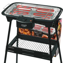 Adler Dc 6602 Parrilla Eléctrica / Barbacoa Con Calefacción Extraíble - 2000w