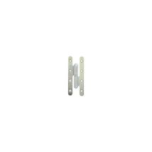 AFBAT – Cerniera Paris rotonda 110x55 sinistra in zinco – 110x55mm, Zinco – 436303
