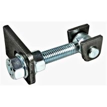 Klose Besser – Pivote de portón doble ajustable – Acero plateado – 157 mm