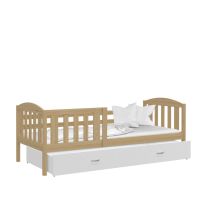 Lit Enfant Nilo 90x190 Tiroir Pin - Blanc