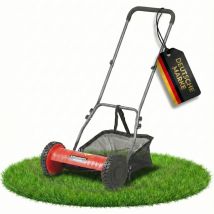 Spindelmäher Royalcut – Rasenmäher Mit 40 Cm Schnittbreite, 32 Liter Fangkorb, 4-stufige Schnitthöheneinstellung – Handrasenmäher Manuell - Leise Und 