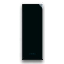 Life S44 Switch Couleur Noire 1p 16ax Finition Brillante Illuminable 1m