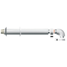Kit Scarico Coassiale L. 1000 Per Caldaie Chaffoteaux Mm 1000 Chaffoteaux