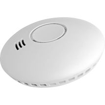 Haussicherheit Rivelatore Di Fumo Senza Fili Collegabile Alla Rete A Batteria (ø X A) 108 Mm X 34 Mm - Cordes