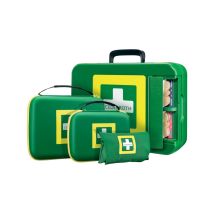 Erste Hilfe Koffer Small – Cederroth – 14,5 x 7,4 x 5,1 cm – Nylon – 4-in-1 Blutstiller, Pflaster, Wundreinigungstücher