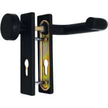 Manico Porta FH-WA-GRT – Plastica – Design Elegante – Finitura Nera – Installazione Facile – Compatibile Porte Acciaio