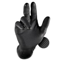 Guanti In Nitrile Grippaz Issaline 246bk Neri - M - Nero