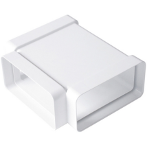 First – Raccordo a "T" in ABS per sistemi di aerazione canalizzata – 120x60 mm – Filettatura in plastica
