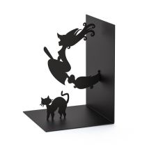 Hexen-Buchstütze aus Metall – elegante Buchstütze für Bücherregal – 17 x 11 x 10 cm – 0,4 kg