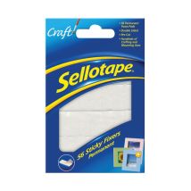 Sellotape - Sticky Fixers Double Sided Foam Pads 12 X 25mm 1445423 Pack Of 56 Pads