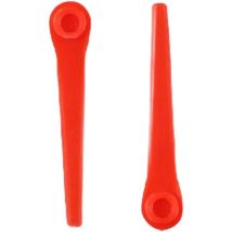 Lot 100 Lames Plastique Rechange Pour Coupe-bordures