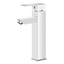 Grifo lavabo caño alto monomando – Cromo – Latón – Instalación fácil – Ahorro de agua – Alta calidad