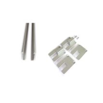 Scrigno – Kit Carcasa Mordaza Cristal para Essential – Aluminio – Acabado Anodizado Plata – Longitud 1200mm