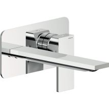 Nobili - Mezclador De Lavabo De Pared De Parte Exterior Con Caño 20 Cm Seven Se124198/1cr Cromo