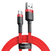 Cable Usb A Usb-c Baseus Cafule 3a De 0,5 M (rojo)