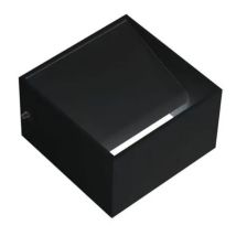 Applique Murale Led Noir 8w (eq. 64w) 4200k Dim. 100x100mm