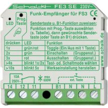 Commutateur Récepteur Schalk Fe3 Se Sans Fil 10a 230v Ac