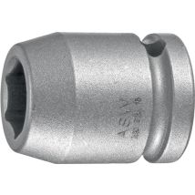 Asw - Kr.-steckschlüssel-einsatz 1/2' Schlüsselweite 27mm Länge 38mm