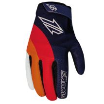 Gants Cross Gan095 3xl - Bleu Rouge Orange - Homologué Ce Kp1